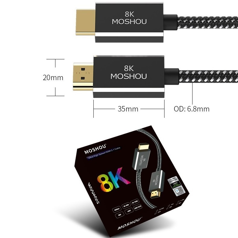魔獸 8K Ultra High Speed HDMI 2.1 Cable HDMI2.1  PS5 HDMI 認證線-細節圖9
