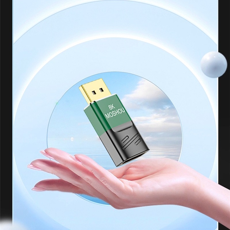 魔獸 DP2.0版 8K DP公轉DP母 公轉母 轉接頭 延長高清直角轉接頭 8K@60Hz 4K@144Hz 新品-細節圖8