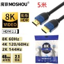 魔獸 MOSHOU 超高速 HDMI 2.1 認證款 電腦 顯示卡 PS4 PS5 機上盒 8K 4K120HZ HDR-規格圖9