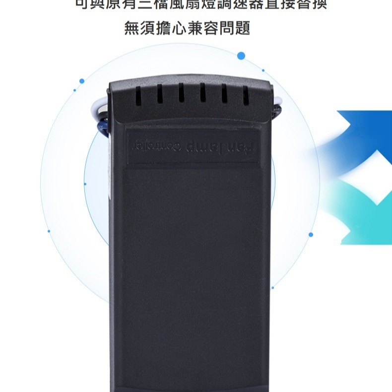 led 風扇燈 吸頂燈 無線遙控器 開關通用隱形吊扇燈 定時接收器 調速控制器 三檔調速控制 定時開關 通用款 110V-細節圖6