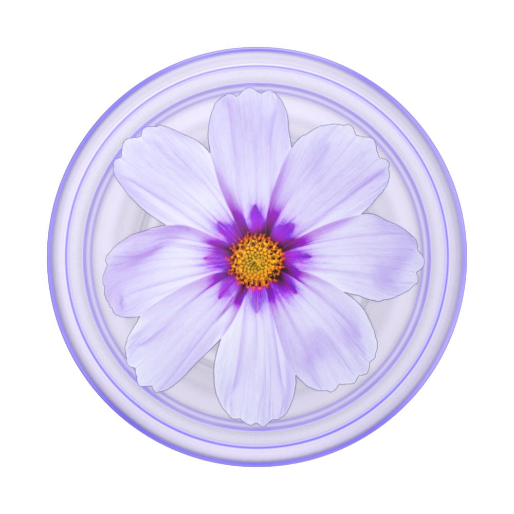 泡泡騷 手機支架 植物紫花朵 PopSockets 伸縮手機支架-細節圖2