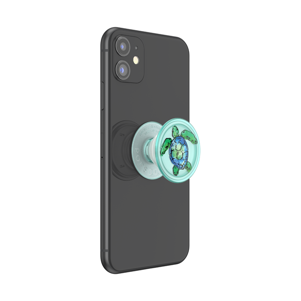 泡泡騷 手機支架 霧透系列 海龜 PopSockets 伸縮手機支架-細節圖6