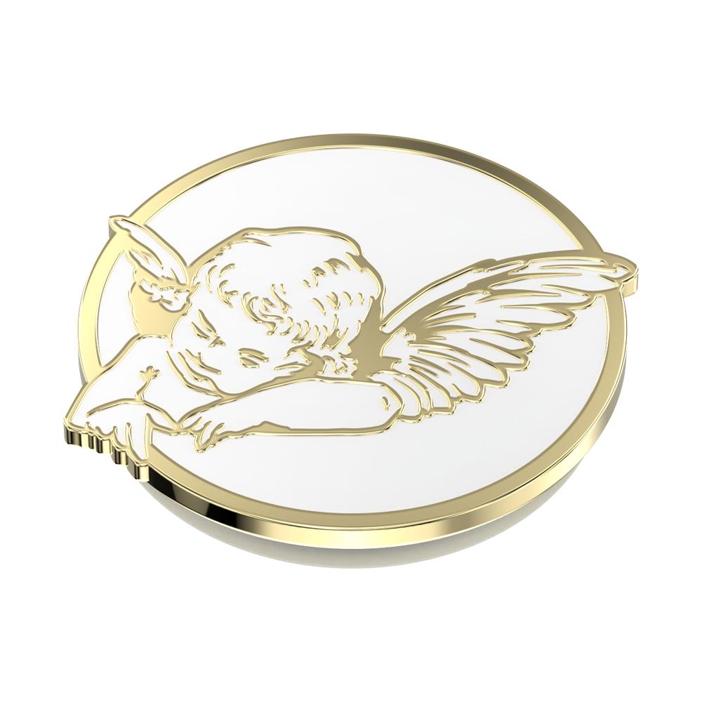 泡泡騷 手機支架 珐瑯瓷 小天使 PopSockets 伸縮手機支架-細節圖3