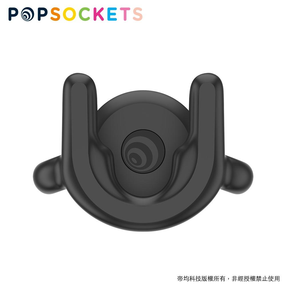 泡泡騷 手機支架 夾式 PopSockets 新出風口手機支架座黑-細節圖3