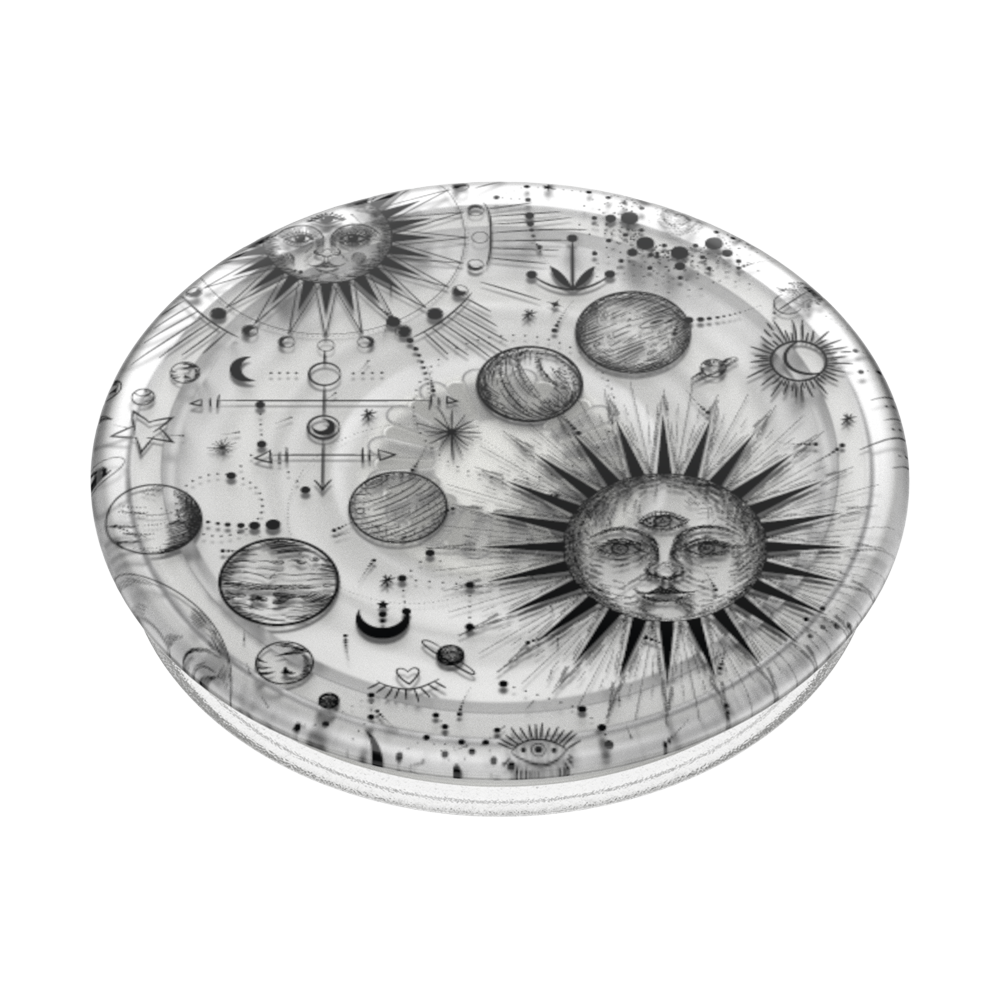 泡泡騷 手機支架 霧透系列 太陽 PopSockets 伸縮手機支架-細節圖3