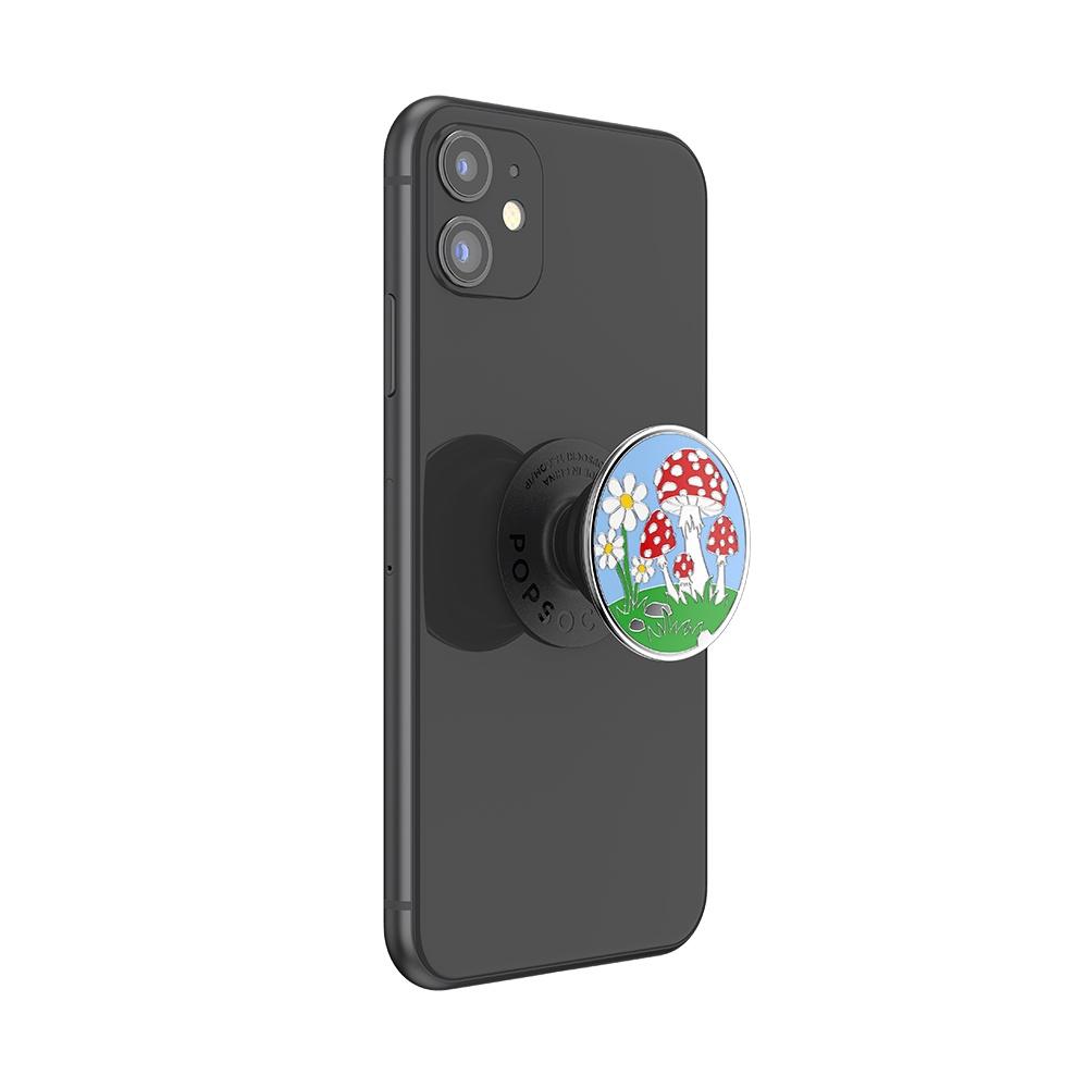 泡泡騷 手機支架 琺瑯瓷笑笑菇 PopSockets 伸縮手機支架-細節圖6