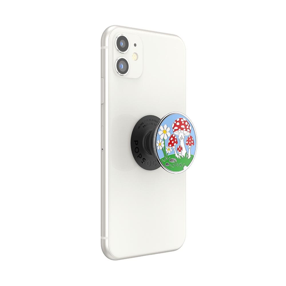 泡泡騷 手機支架 琺瑯瓷笑笑菇 PopSockets 伸縮手機支架-細節圖8