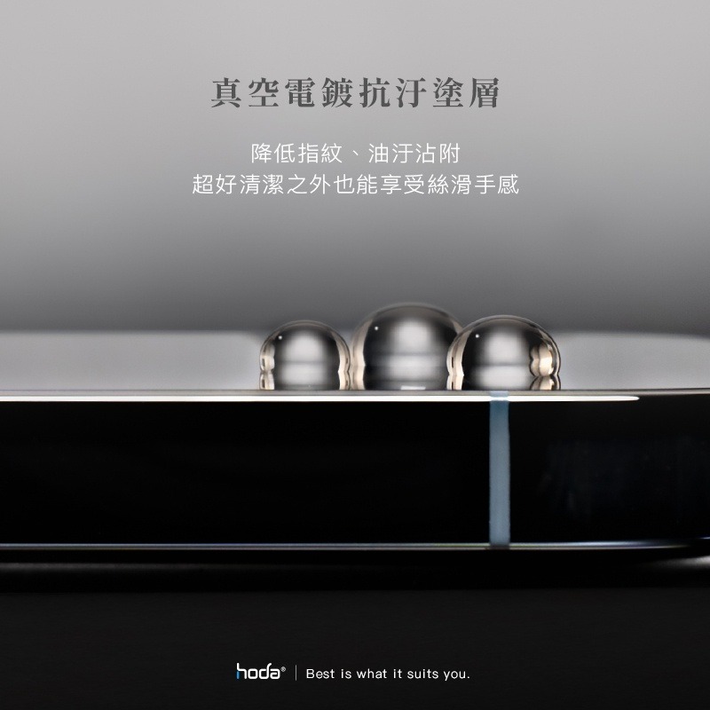 hoda iPhone 15 Pro Max Plus 14 13 12 滿版AR抗反射玻璃保護貼 附貼膜神器-細節圖7