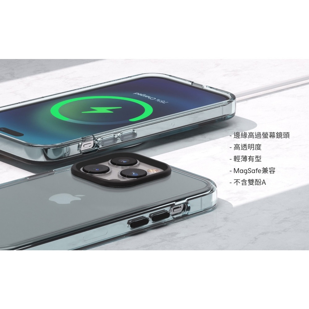 犀牛盾 iPhone 15 Pro Max Plus Clear透明防摔手機殼專用鏡頭框-細節圖4