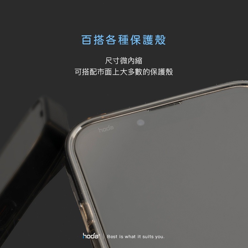 hoda iPhone 15 Pro Max 14 13 12 防窺 藍寶石滿版螢幕保護貼 附貼膜神器-細節圖8