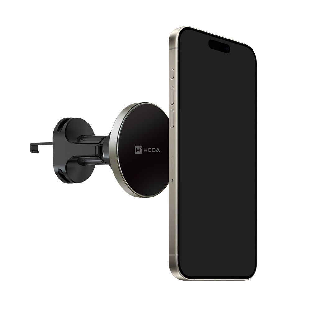 hoda 手機支架 iPhone 15 Pro Max 14 13 車用出風口磁吸手機支架 支援MagSafe-細節圖10