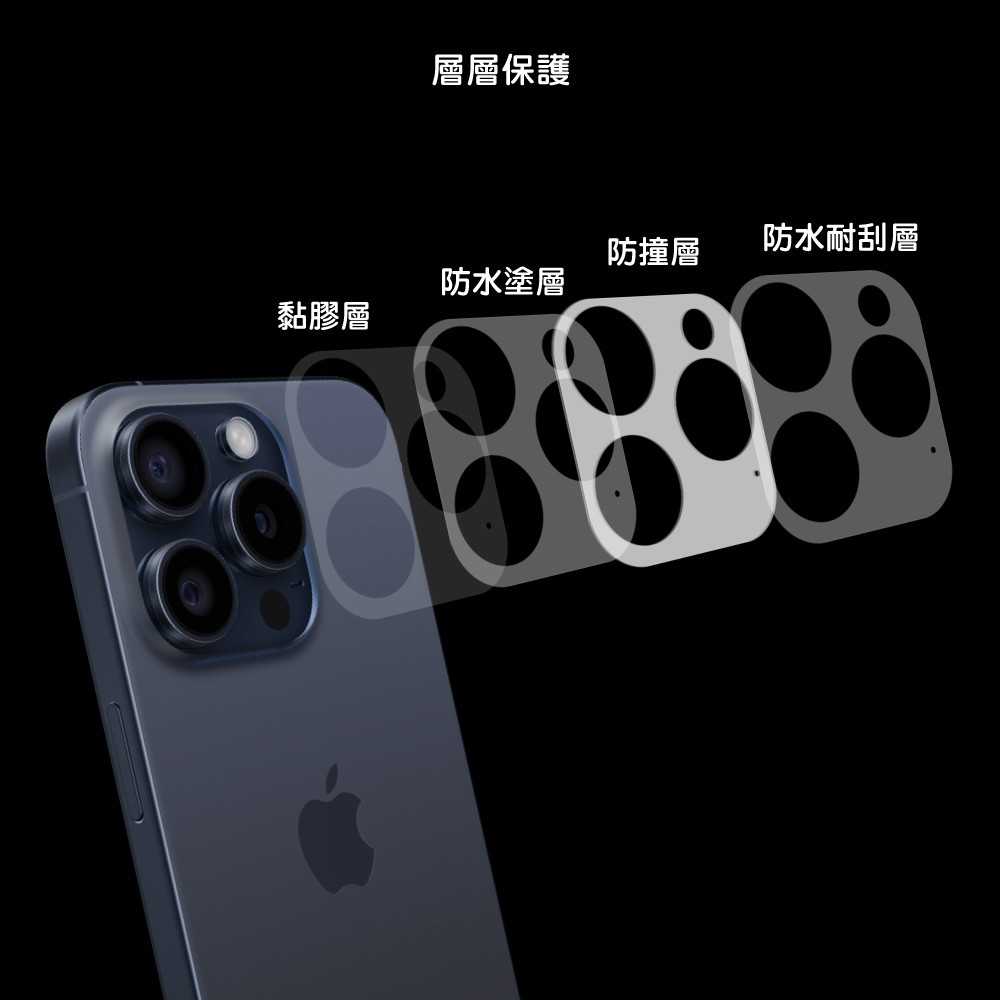 嚴選 鏡頭蓋 iPhone 15 Pro Max 14 13 12 11 一體成型 玻璃材質-細節圖3