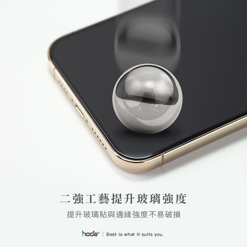 hoda iPhone 15 Pro Max Plus 14 13 12 手遊專用霧面磨砂防眩光滿版玻璃保護貼-細節圖9