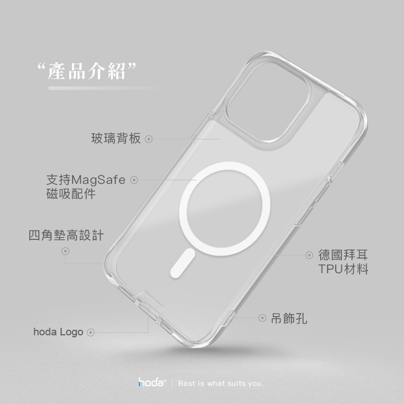hoda iPhone 14 13 Pro Max 12 全型號 手機殼 晶石鋼化玻璃 軍規防摔保護殼-細節圖6