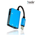 hoda iPhone 15 Pro Max 一分三音頻電源轉接線 支援PD充電 3.5mm耳機 Type-C耳機-規格圖8