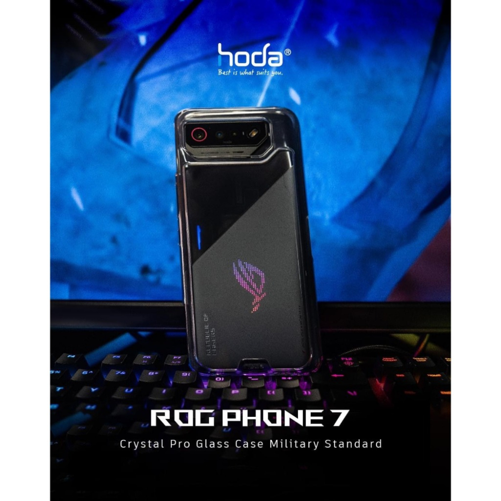 hoda 華碩 Rog 7 Ultimate 6 Pro 5 全系列 藍寶石鏡頭保護貼-細節圖5