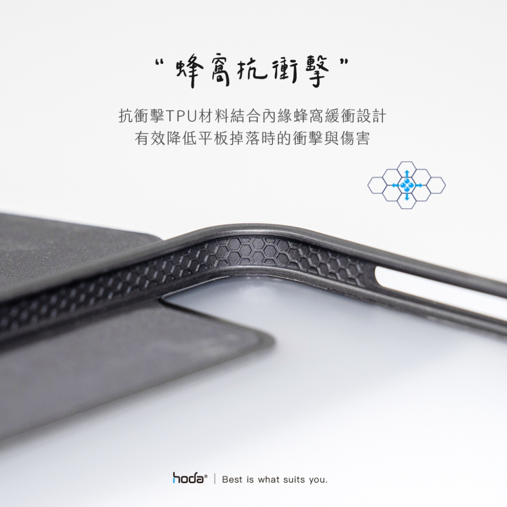 hoda iPad Air 4/5 10.9吋 Pro 11吋 2018 柔石防摔保護殼-細節圖4