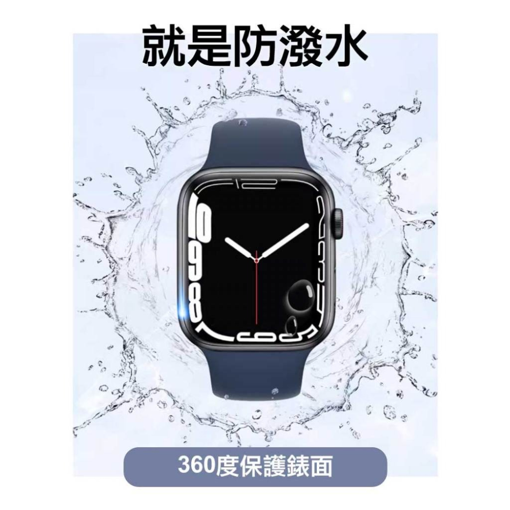 嚴選 保護膜 Apple watch 45mm 41mm 螢幕保護膜-細節圖5