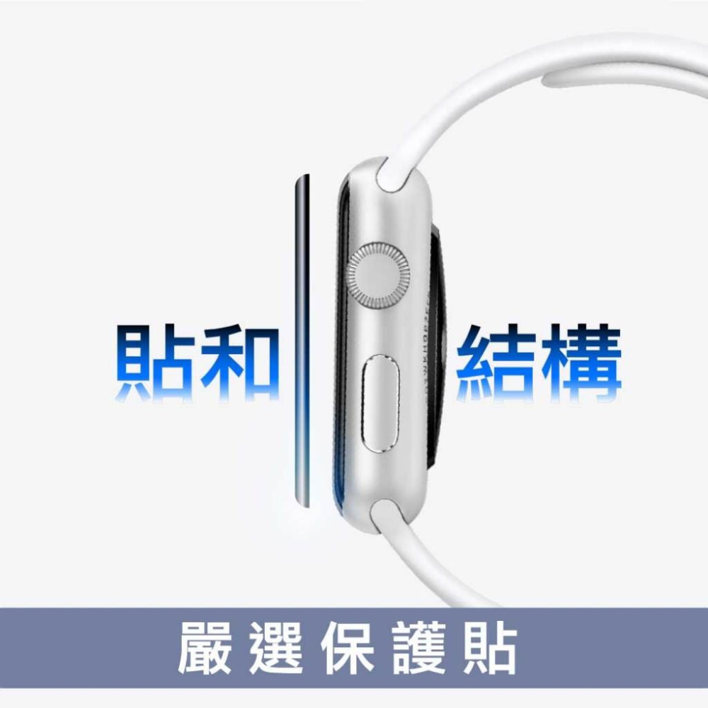 嚴選 保護膜 Apple watch 45mm 41mm 螢幕保護膜-細節圖8