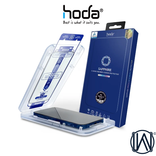 hoda iPhone 15 Pro Max 德國萊因TÜV RPF20認證 藍寶石抗藍光螢幕貼 附無塵貼膜神器