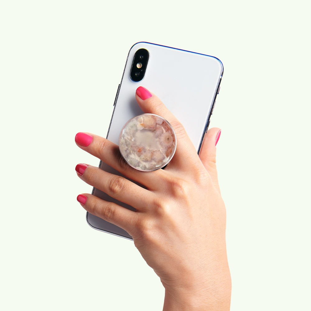 泡泡騷 手機支架 寶石花瑪瑙 PopSockets 伸縮手機支架-細節圖10