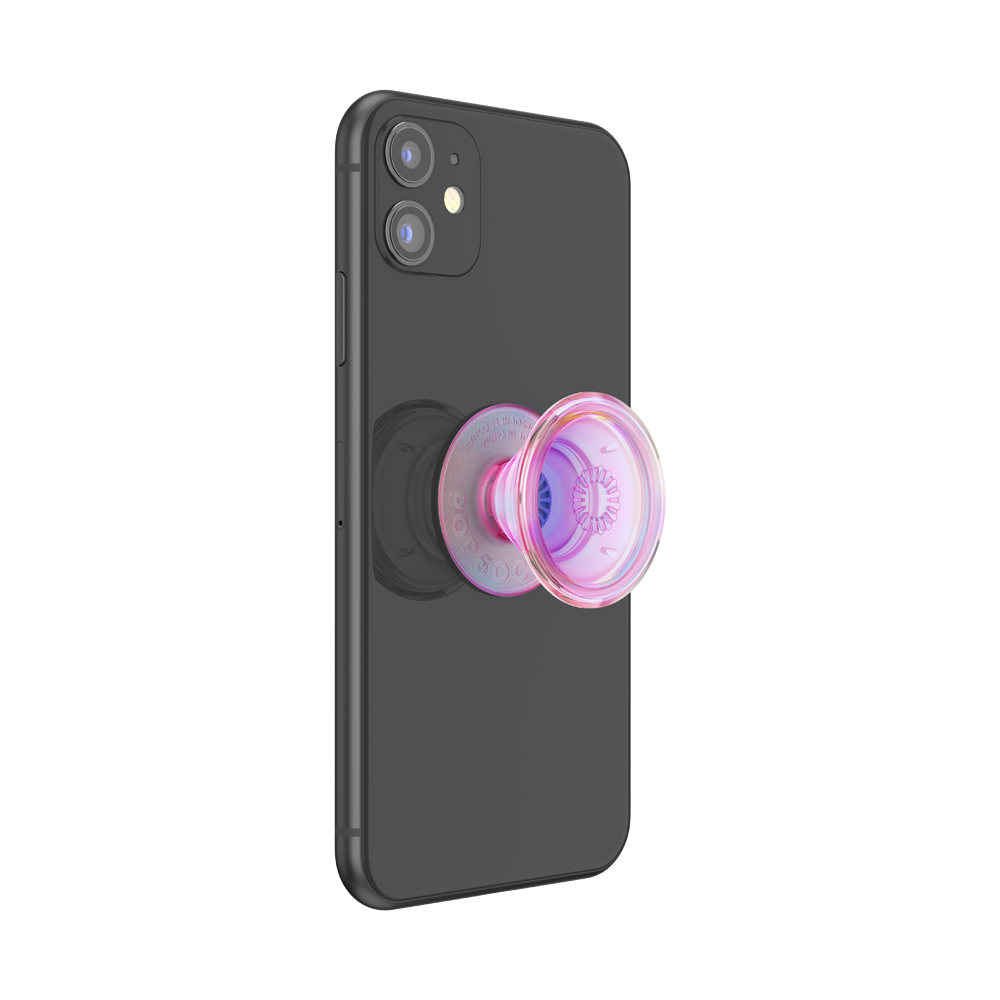 泡泡騷 手機支架 半透彩虹粉 PopSockets 伸縮手機支架-細節圖6