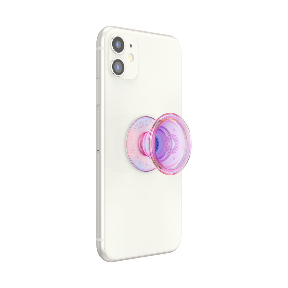 泡泡騷 手機支架 半透彩虹粉 PopSockets 伸縮手機支架-細節圖8