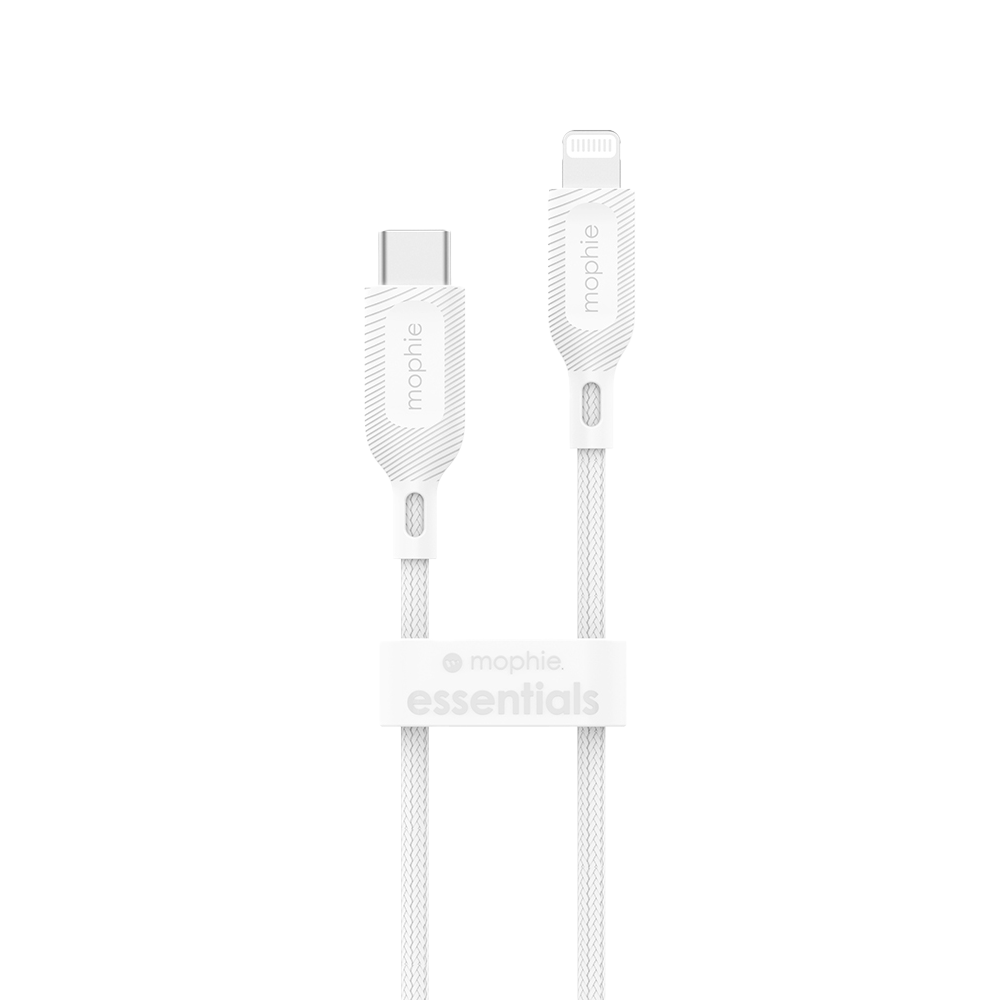 mophie MFi認證【USB-C To Lightning】essentials 編織快速充電傳輸線-細節圖3