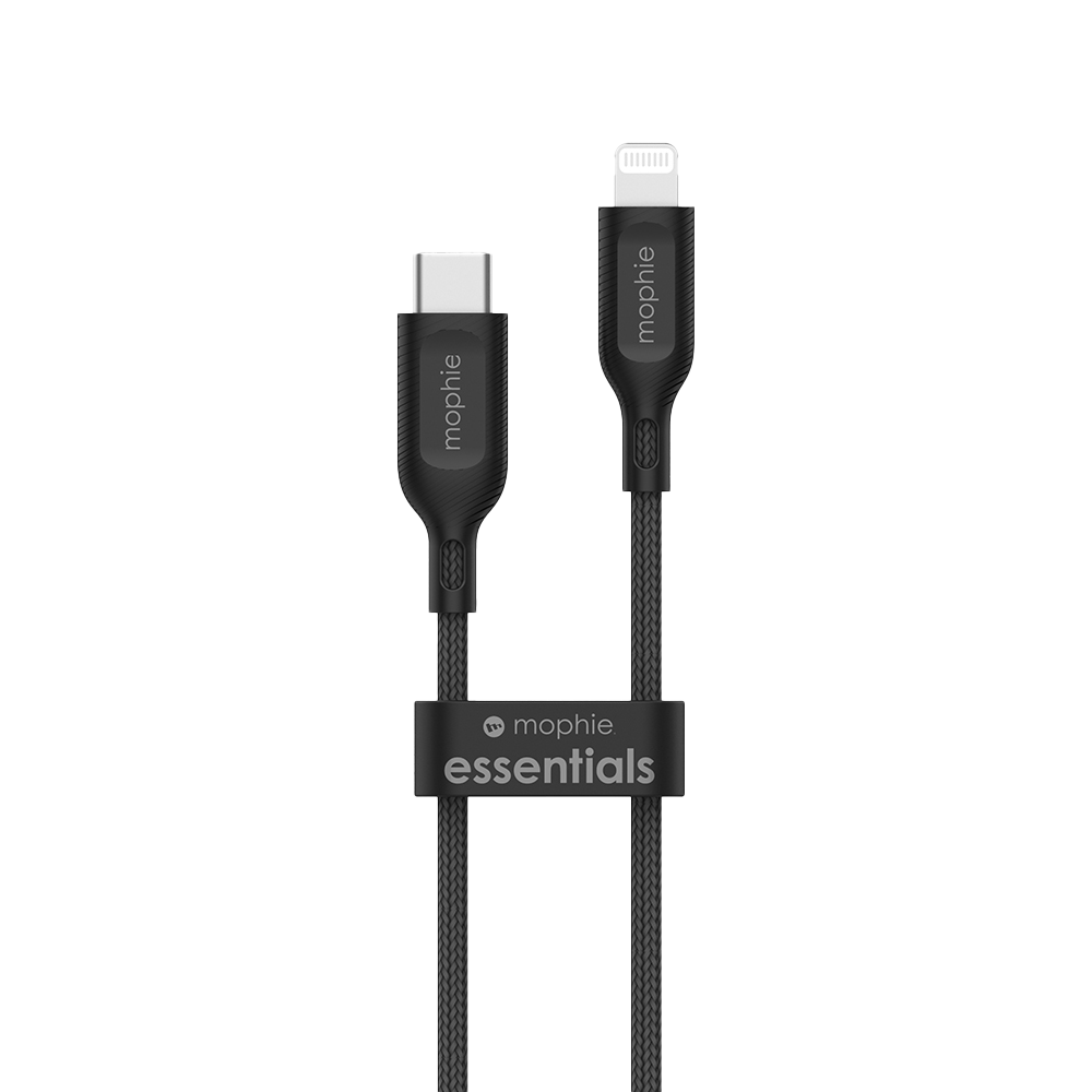 mophie MFi認證【USB-C To Lightning】essentials 編織快速充電傳輸線-細節圖4