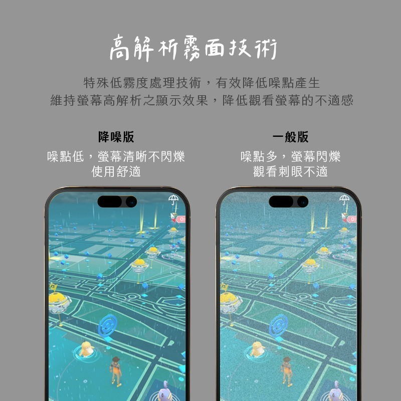 hoda iPhone 15 Pro max 14 AR抗反射防窺電競磨砂玻璃貼 附無塵太空艙貼膜神器-細節圖5