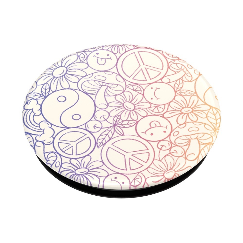 泡泡騷 手機支架 愛與和平 PopSockets 伸縮手機支架-細節圖3