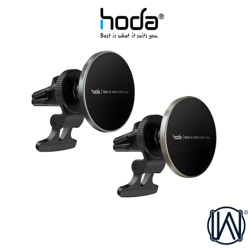 hoda 鋁合金車用出風口磁吸手機支架 (支援MagSafe磁吸)