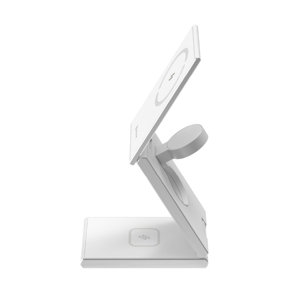 ADAM iPhone 15 Pro Max 亞果 Mag Z 折疊式三合一旅行磁吸無線充電座-細節圖4