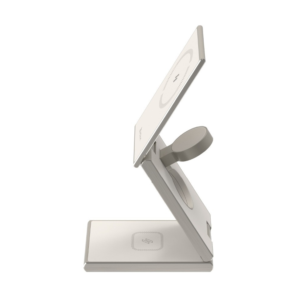 ADAM iPhone 15 Pro Max 亞果 Mag Z 折疊式三合一旅行磁吸無線充電座-細節圖6