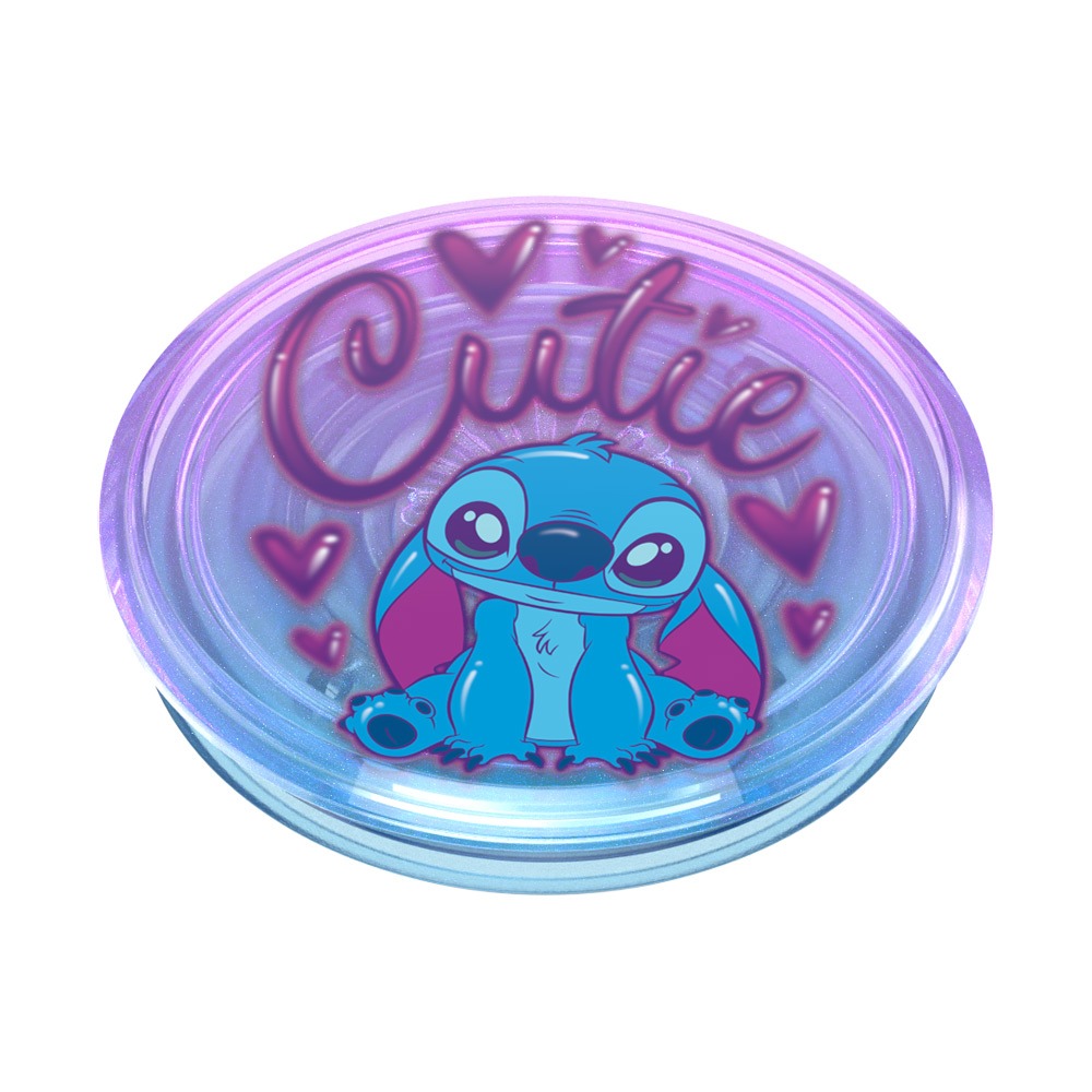 泡泡騷 手機支架 迪士尼 半透史迪奇小可愛 PopSockets 伸縮手機支架-細節圖3