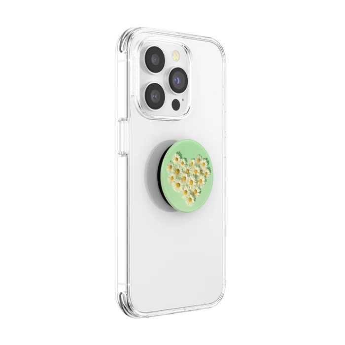 泡泡騷 手機支架 雛菊愛心 PopSockets 伸縮手機支架-細節圖3