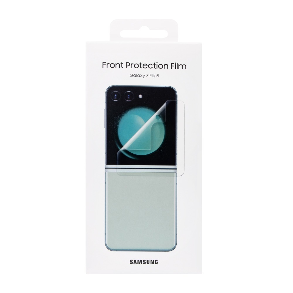 SAMSUNG Galaxy Z Flip5 原廠封面螢幕保護貼 - 透明 (EF-UF731C)-細節圖2