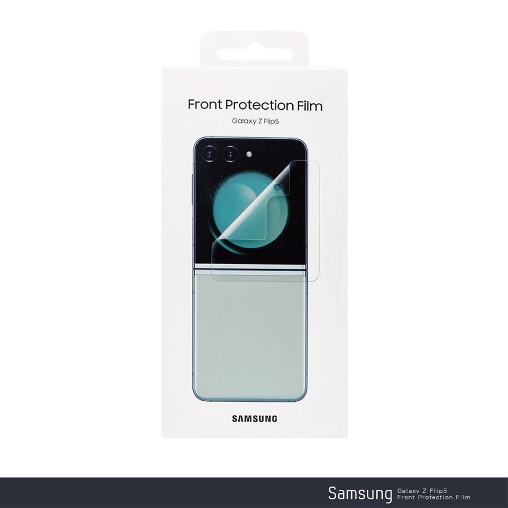 SAMSUNG Galaxy Z Flip5 原廠封面螢幕保護貼 - 透明 (EF-UF731C)-細節圖9