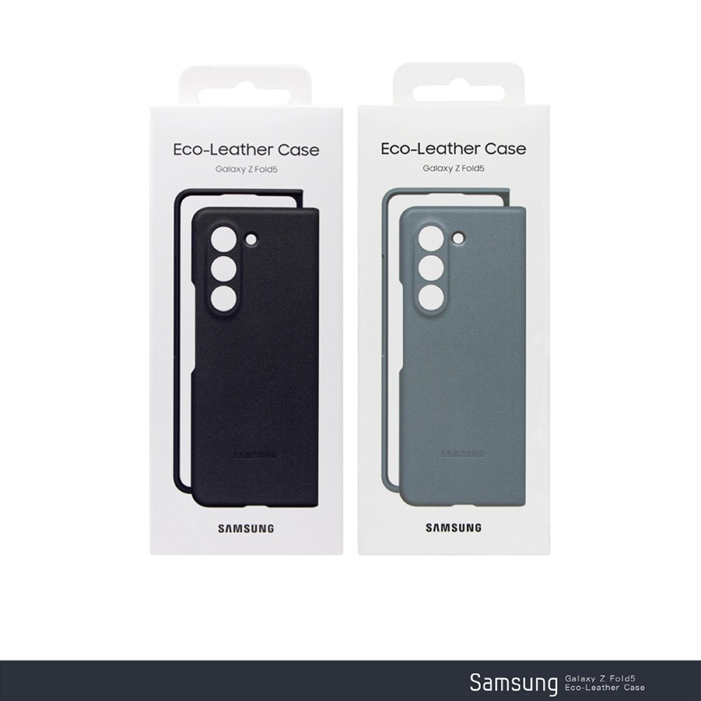 SAMSUNG Galaxy Z Fold5 原廠純素皮革保護殼 (EF-VF946P)-細節圖11