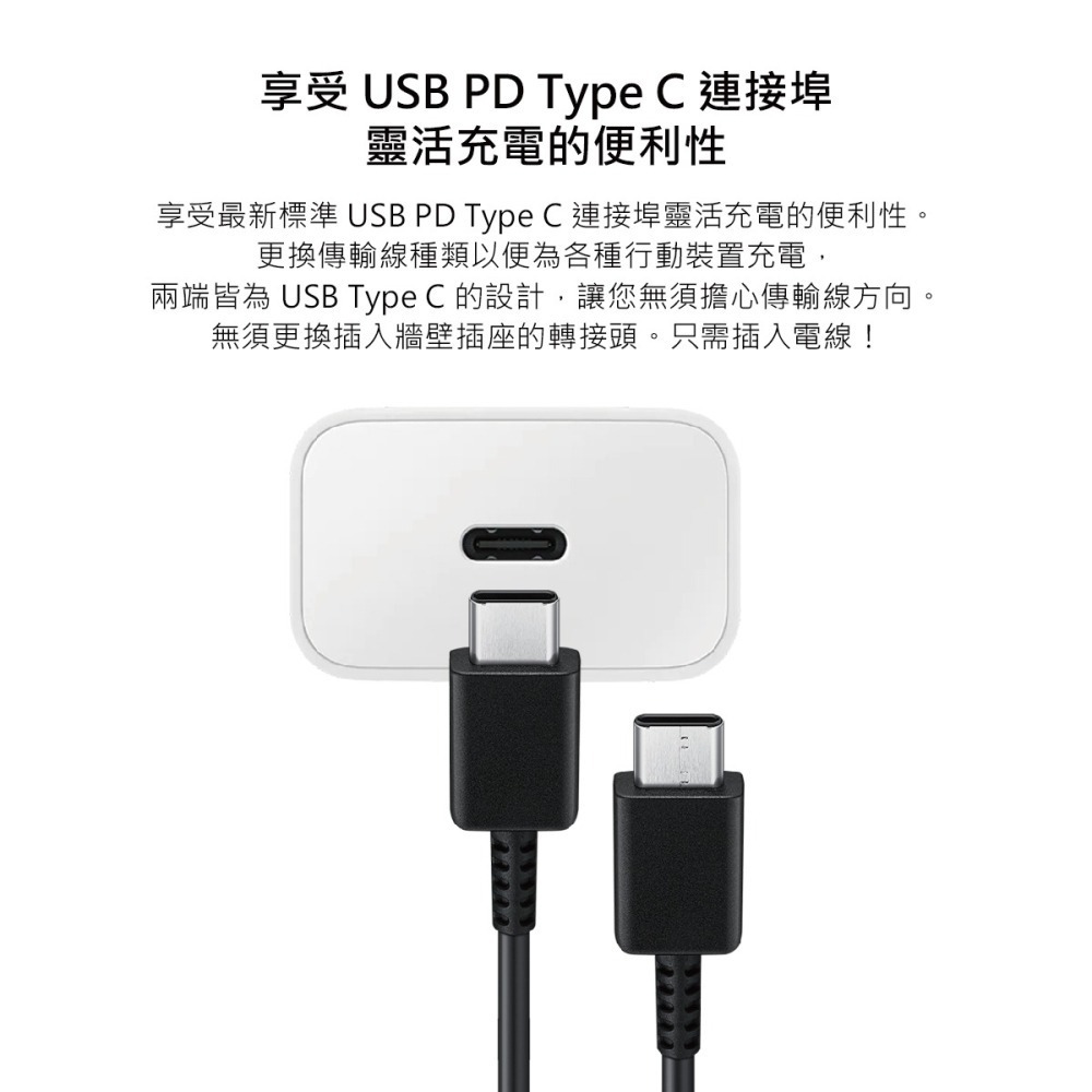 SAMSUNG原廠 EP-T1510 15W Type C 快充旅充頭 - 支援M系列 (盒裝公司貨)-細節圖6