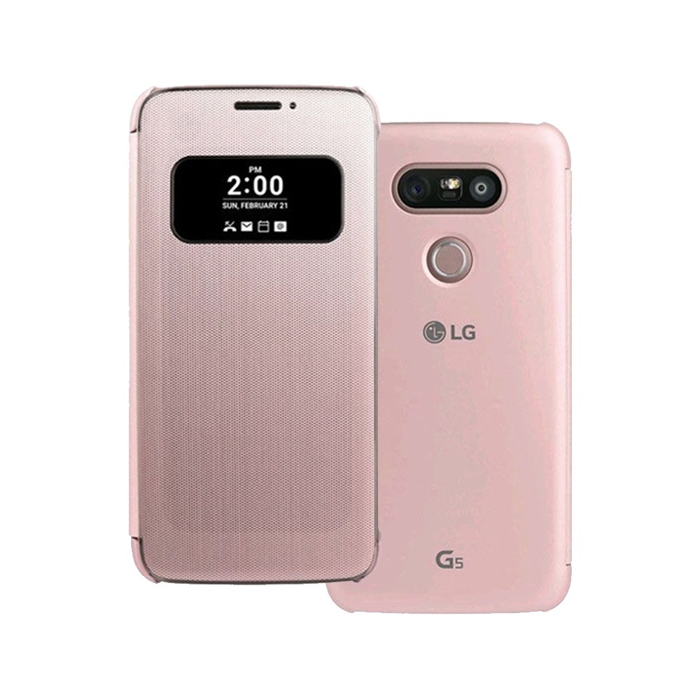 LG G5 H860/Speed H858/SE H845 原廠感應式皮套 CFV-160 粉色 (公司貨)-細節圖4