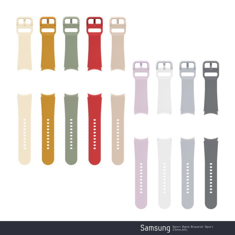 SAMSUNG Galaxy Watch4 系列 原廠彈性運動錶帶 M/L-細節圖10