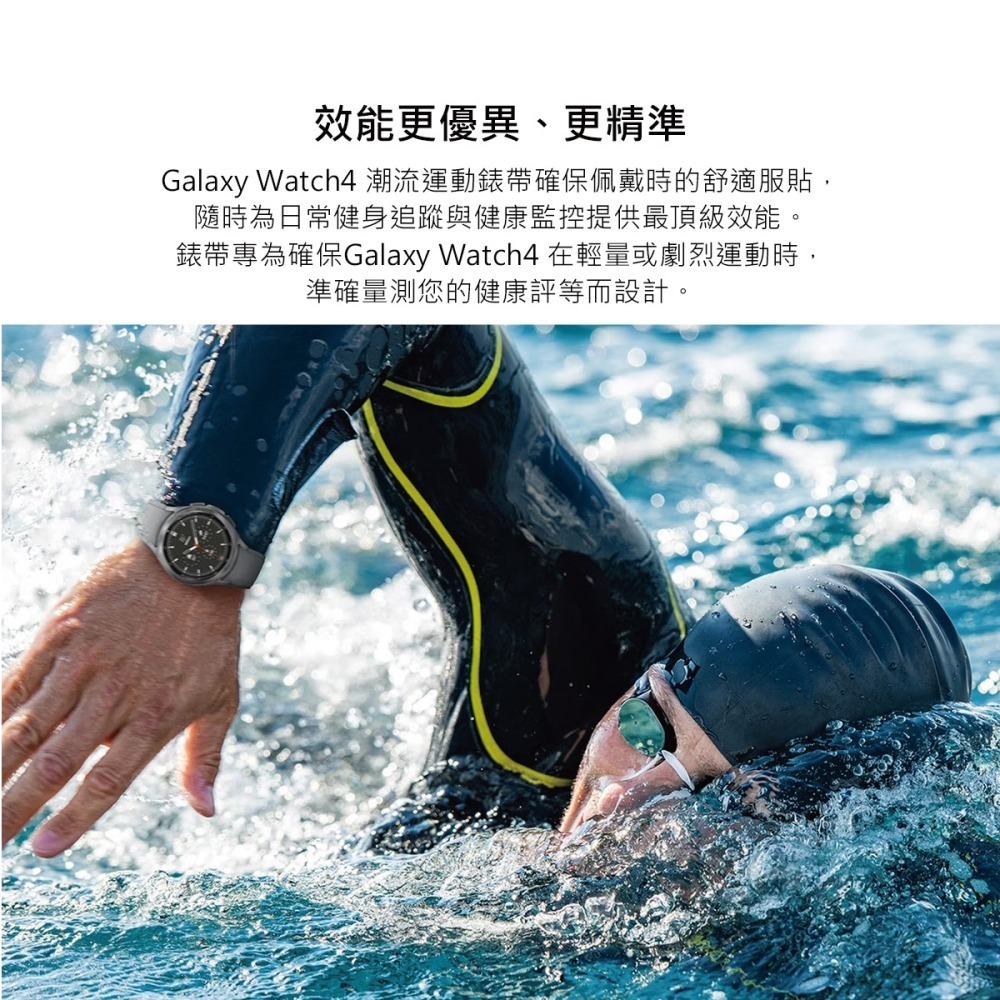 SAMSUNG Galaxy Watch4 系列 原廠潮流運動錶帶 S/M-細節圖9