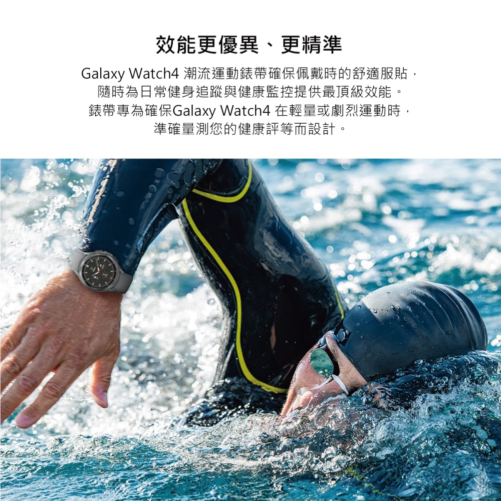SAMSUNG Galaxy Watch4 系列 原廠潮流運動錶帶 M/L-細節圖9