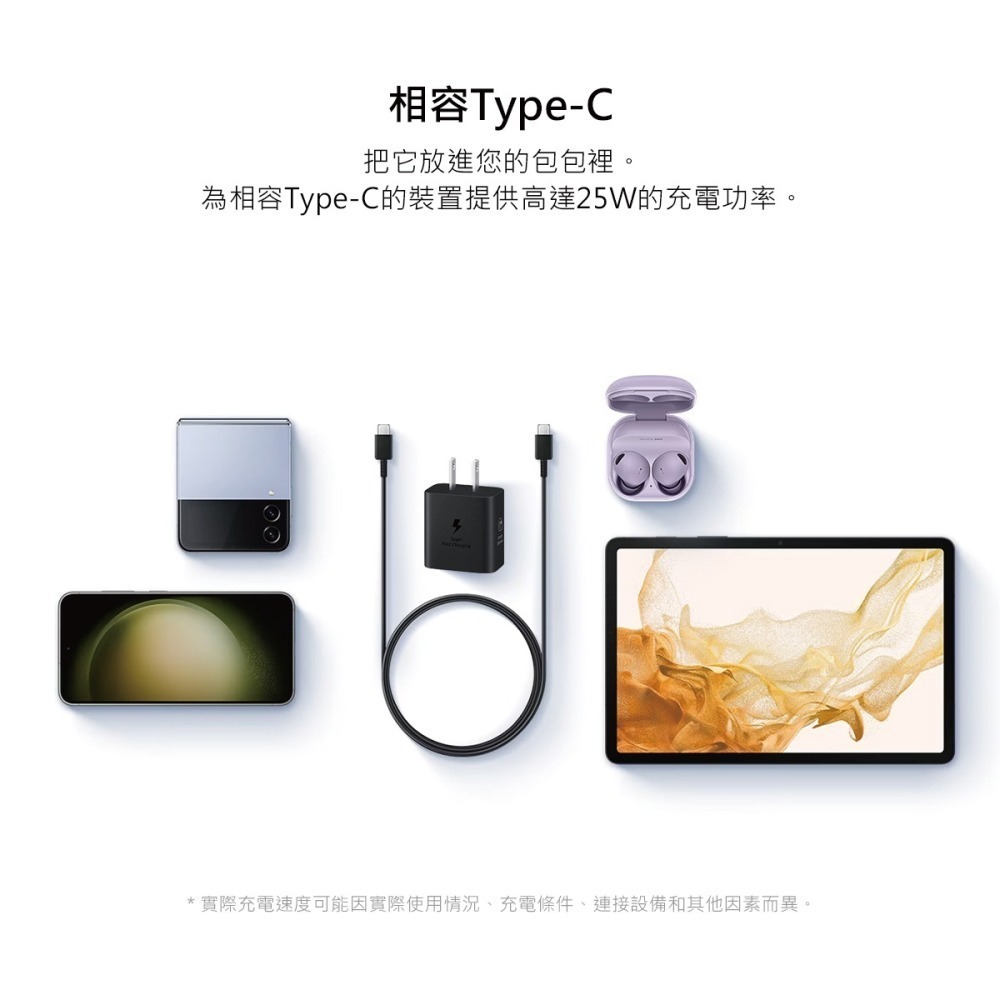 SAMSUNG原廠 新款EP-T2510 25W Type C超快充充電器 - 適用S24/S23系列 (台灣公司貨)-細節圖9