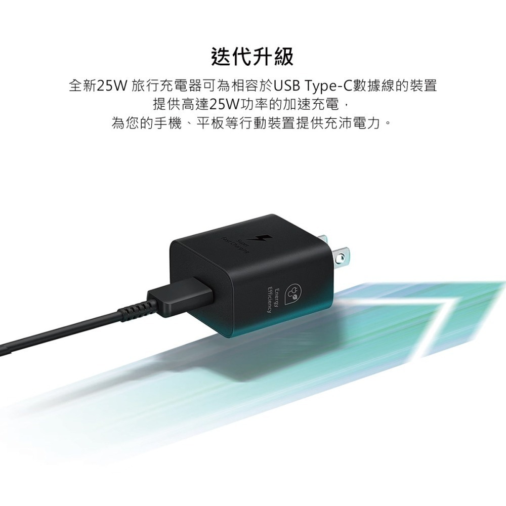 SAMSUNG原廠 新款EP-T2510 25W Type C超快充充電器-適用Z Fold7 Flip7 (公司貨)-細節圖6