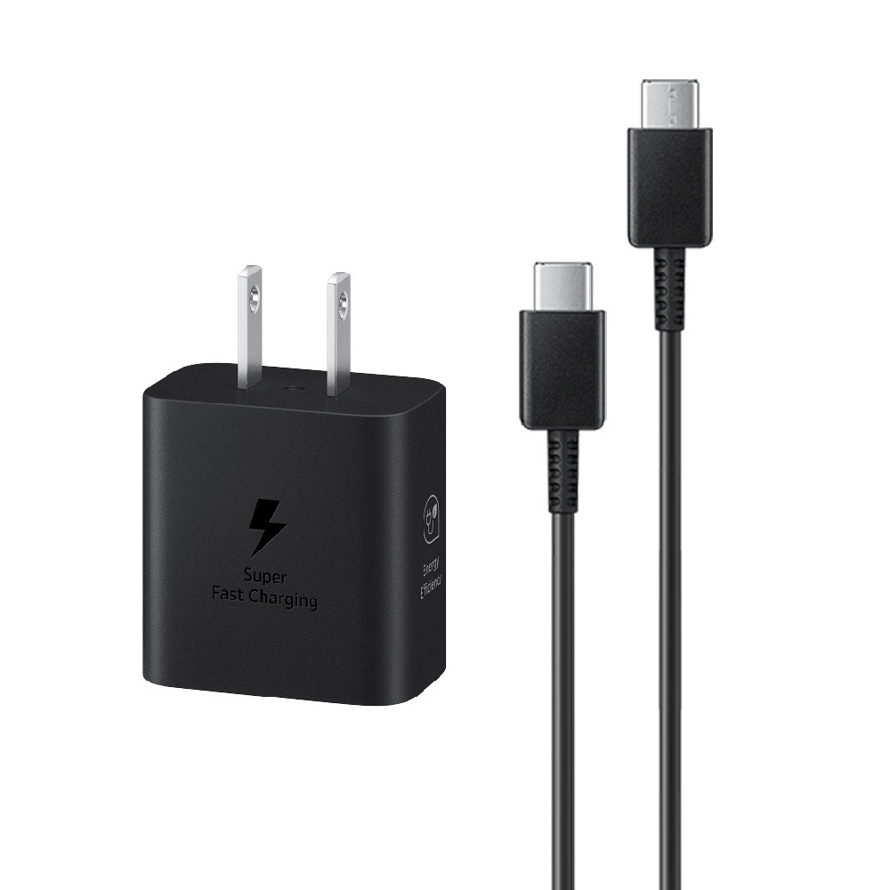 Samsung 三星 原廠新款 25W 超級快充+雙Type C線組 - 支援S25 S24系列【T2510 / 盒裝】-規格圖11