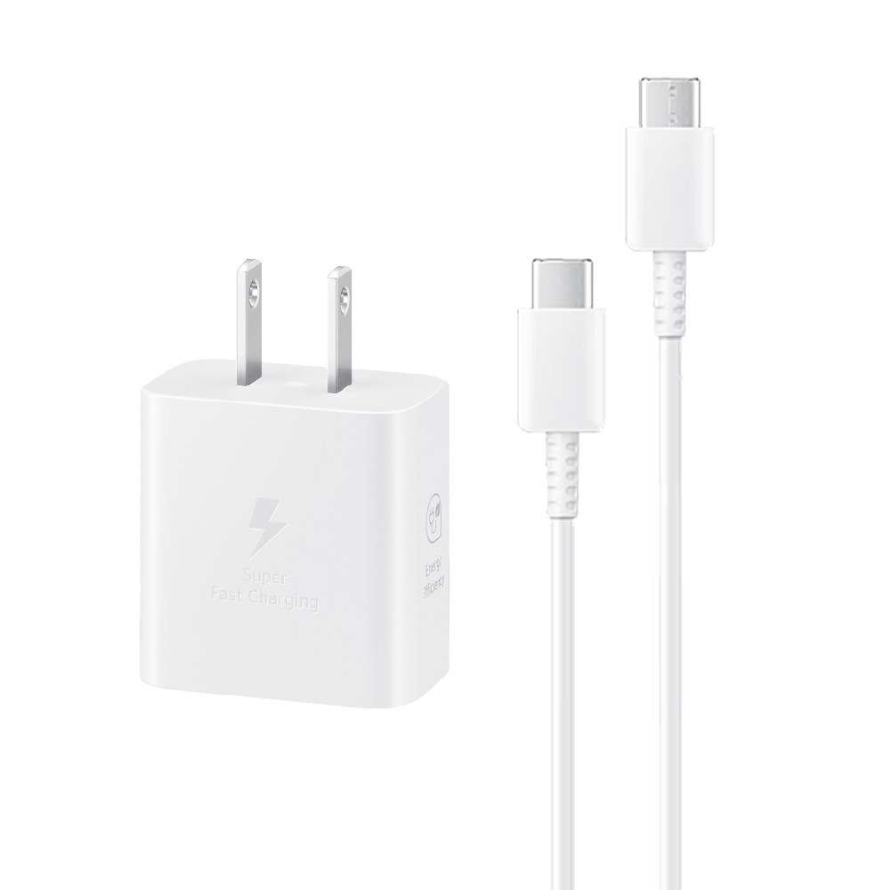 Samsung 三星 原廠新款 25W 超級快充+雙Type C線組 - 支援S25 S24系列【T2510 / 盒裝】-規格圖11