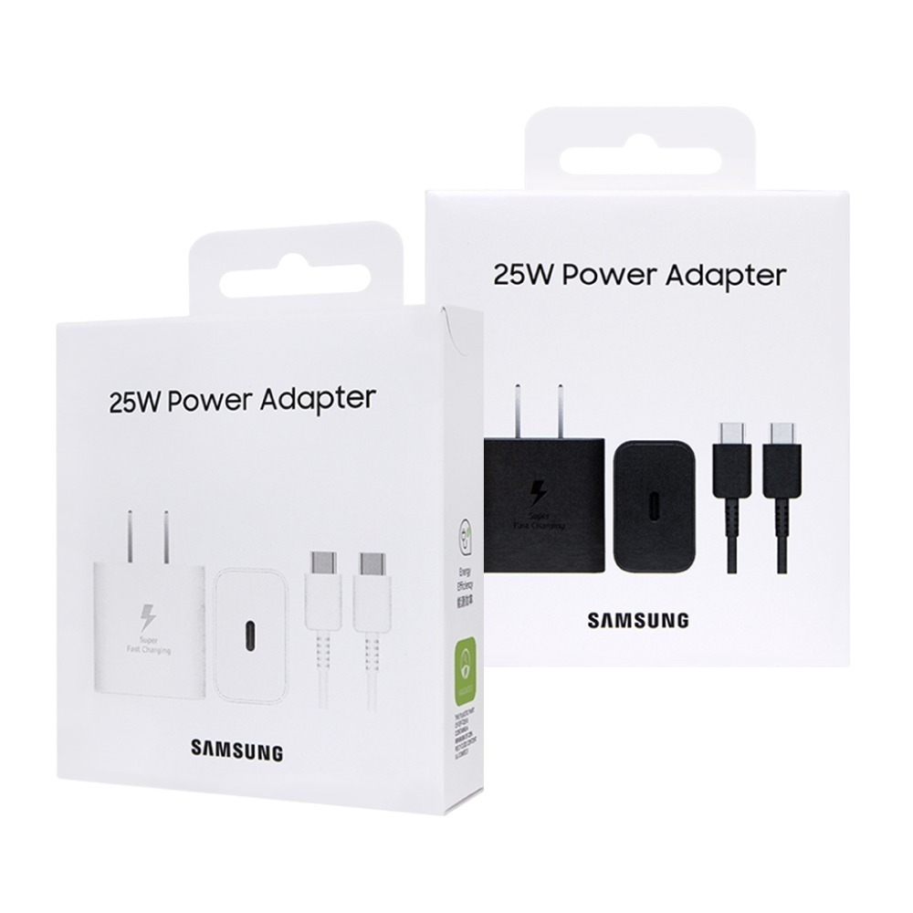 SAMSUNG原廠新款 25W 超級快充頭 + 雙Type C線【盒裝組】T2510 / 支援Z Fold7 Flip7-細節圖2