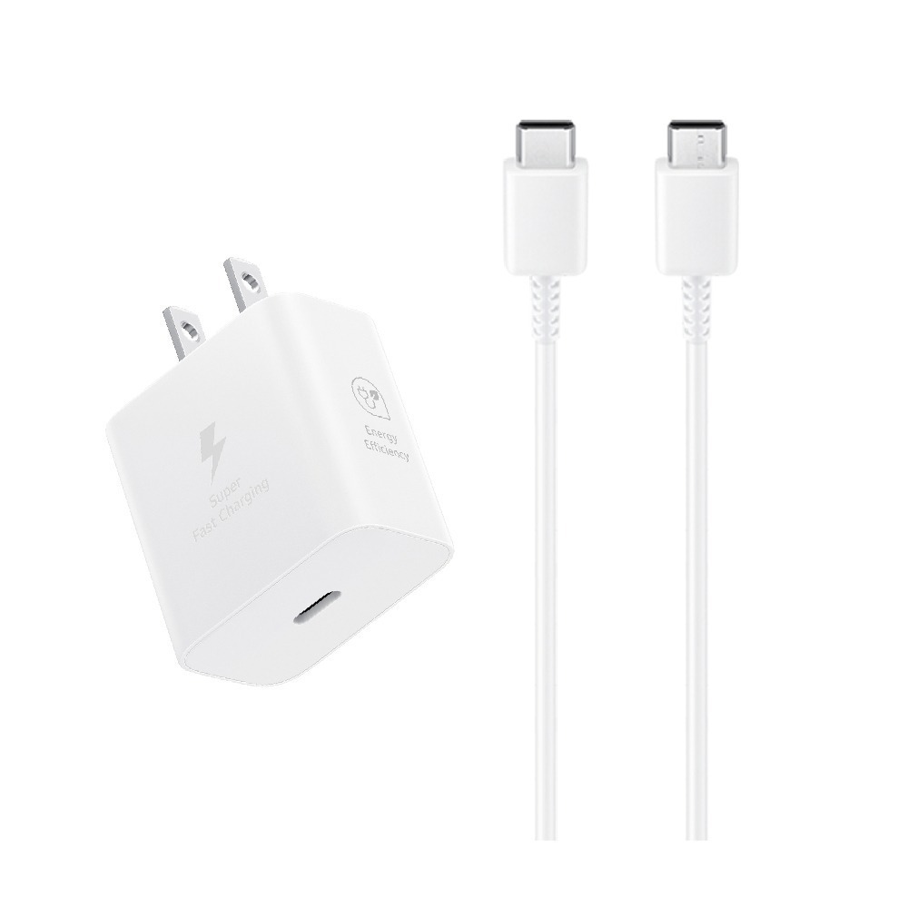 SAMSUNG原廠新款 25W 超級快充頭 + 雙Type C線【盒裝組】T2510 / 支援Z Fold7 Flip7-規格圖11